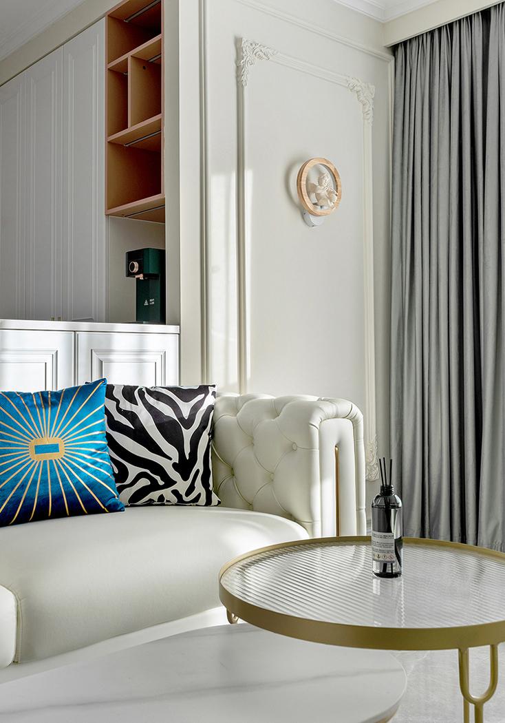 撞色搭配+全屋对称法则,复古与时尚全都要-8