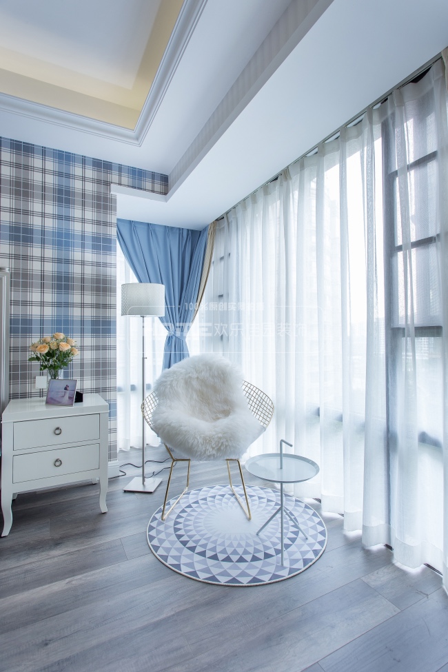 136㎡美式风格住宅  欢乐佳园装饰-30