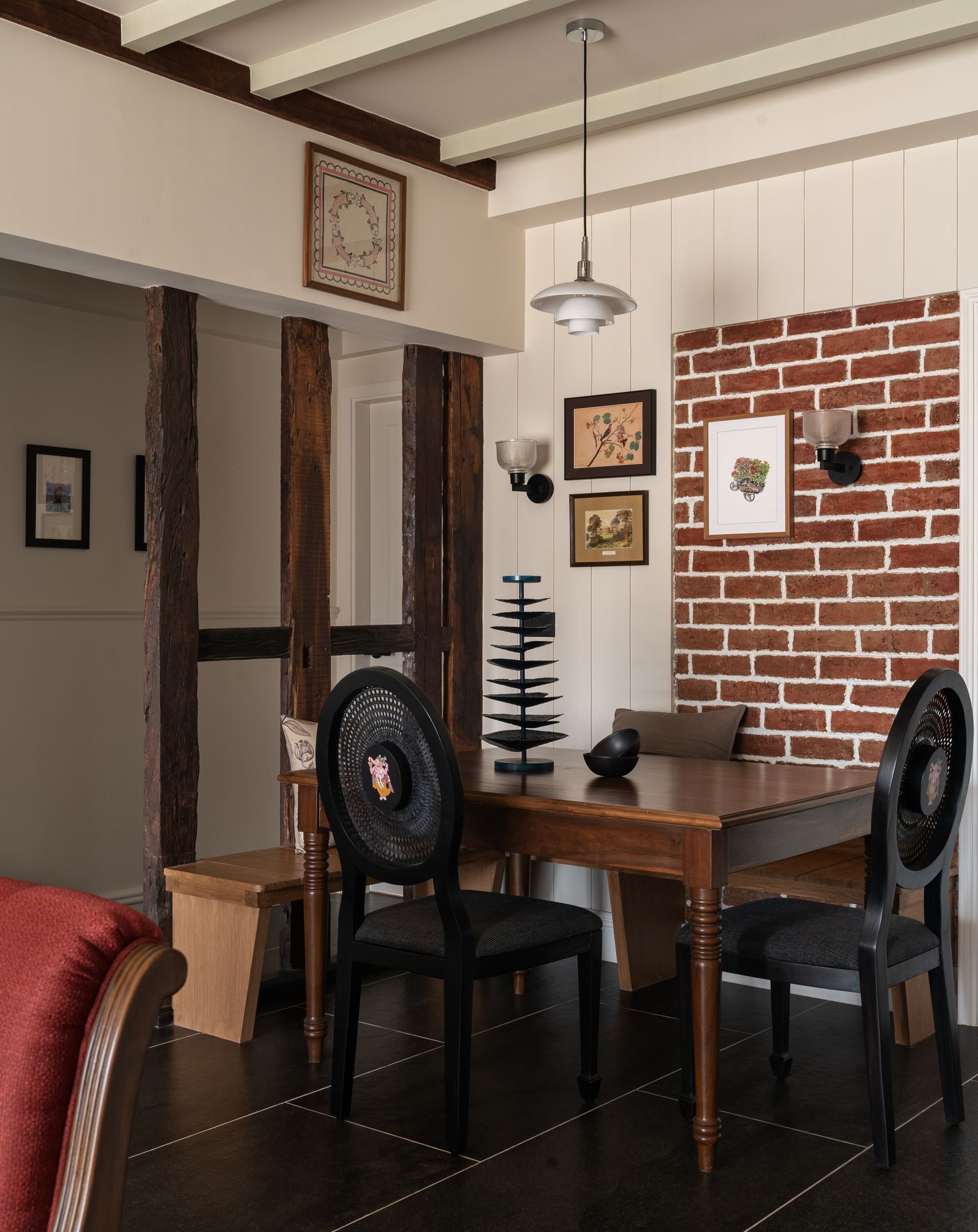 Mumbai公寓改造为英式乡村风住宅丨印度丨孟买Olive Roof,创始人Shraddha Shah-9