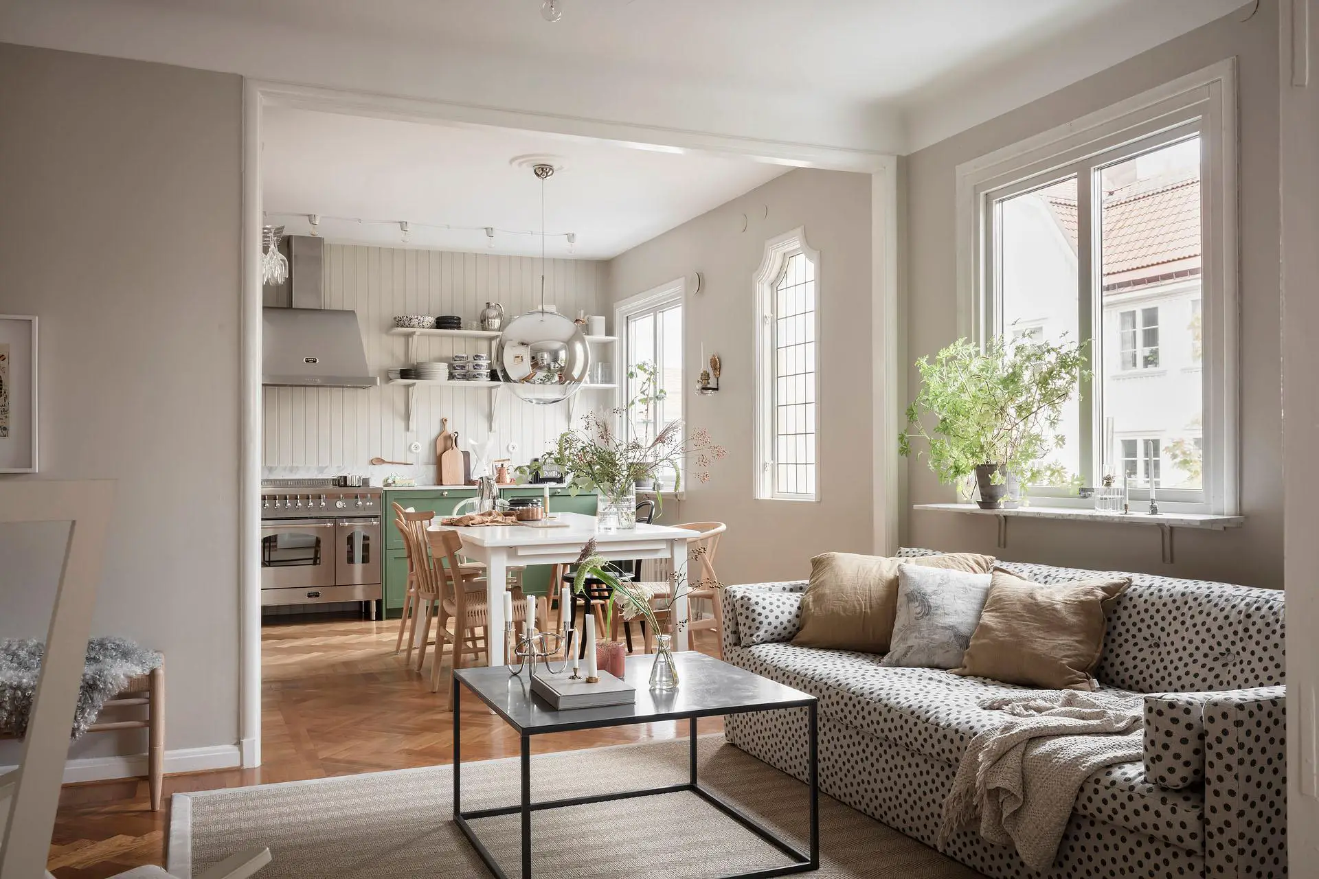 瑞典 90m2 公寓，乡村与斯堪的纳维亚风格完美融合-1