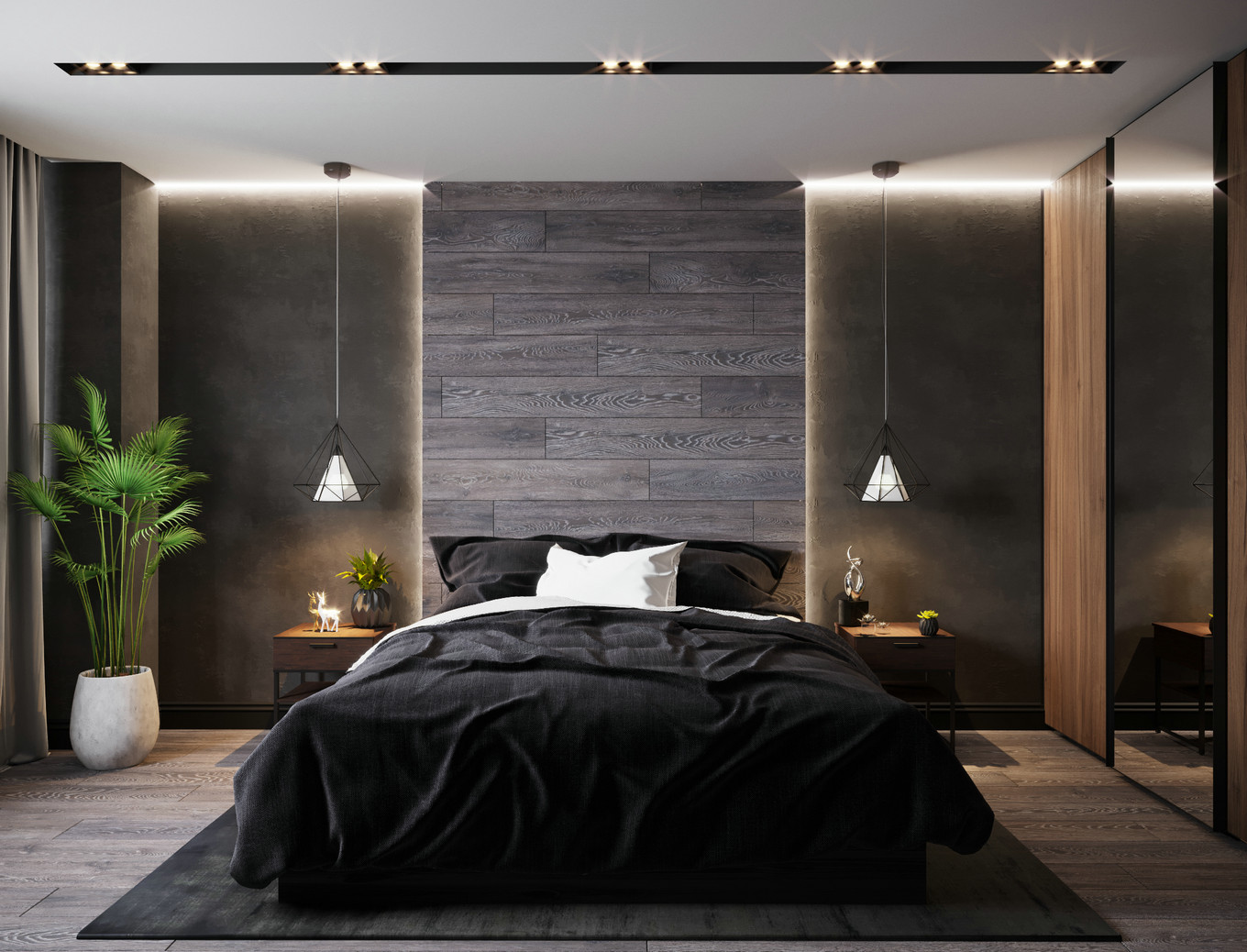 白俄罗斯暗黑系小户型设计 | ДиКинг-16