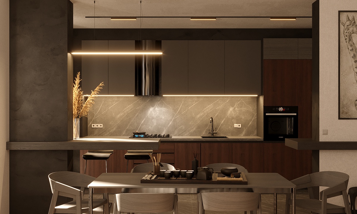 乌克兰尼古拉耶夫市 Loft 风格公寓设计案例-12