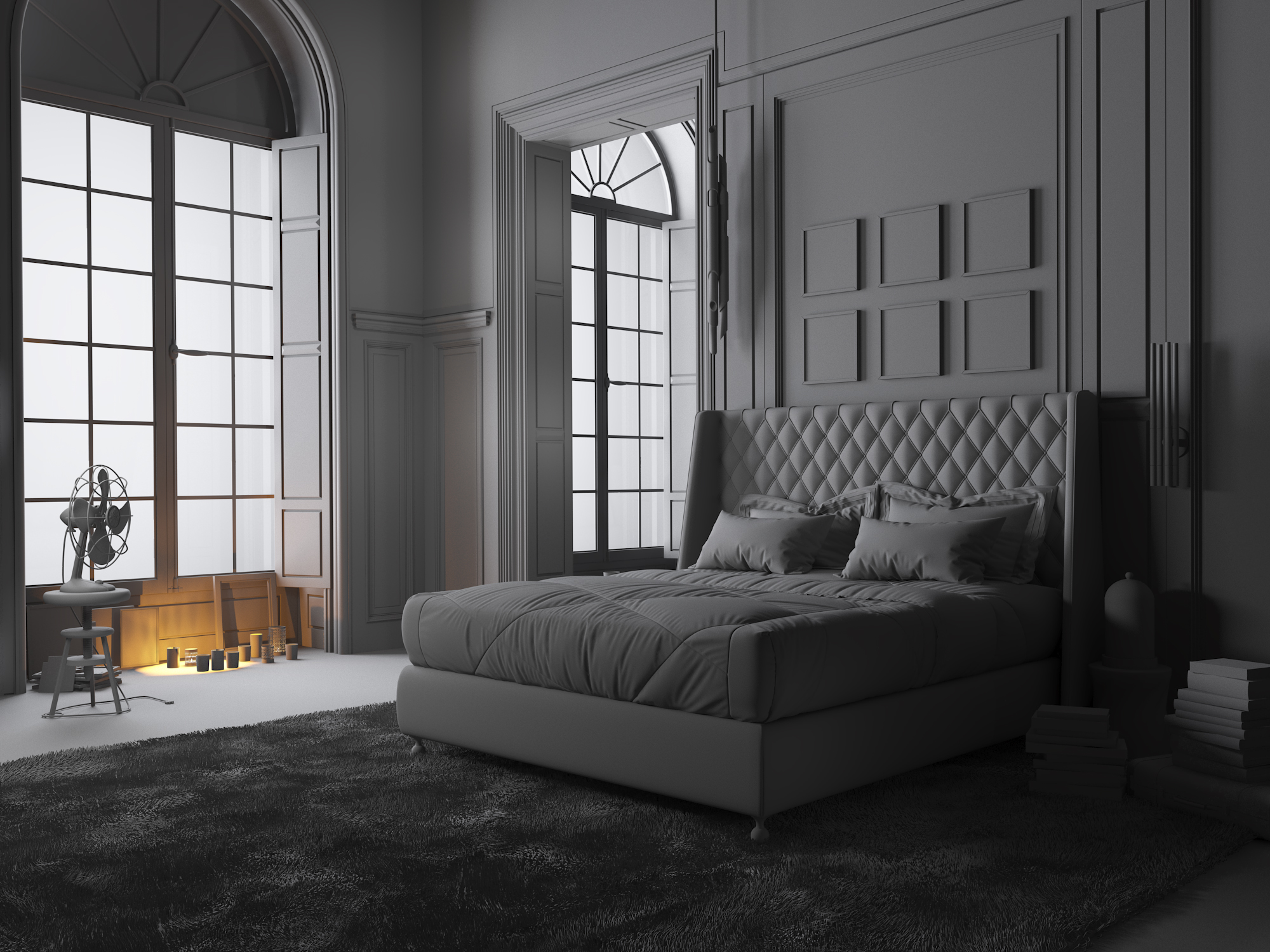 简欧风卧室设计，尽显优雅与实用-15