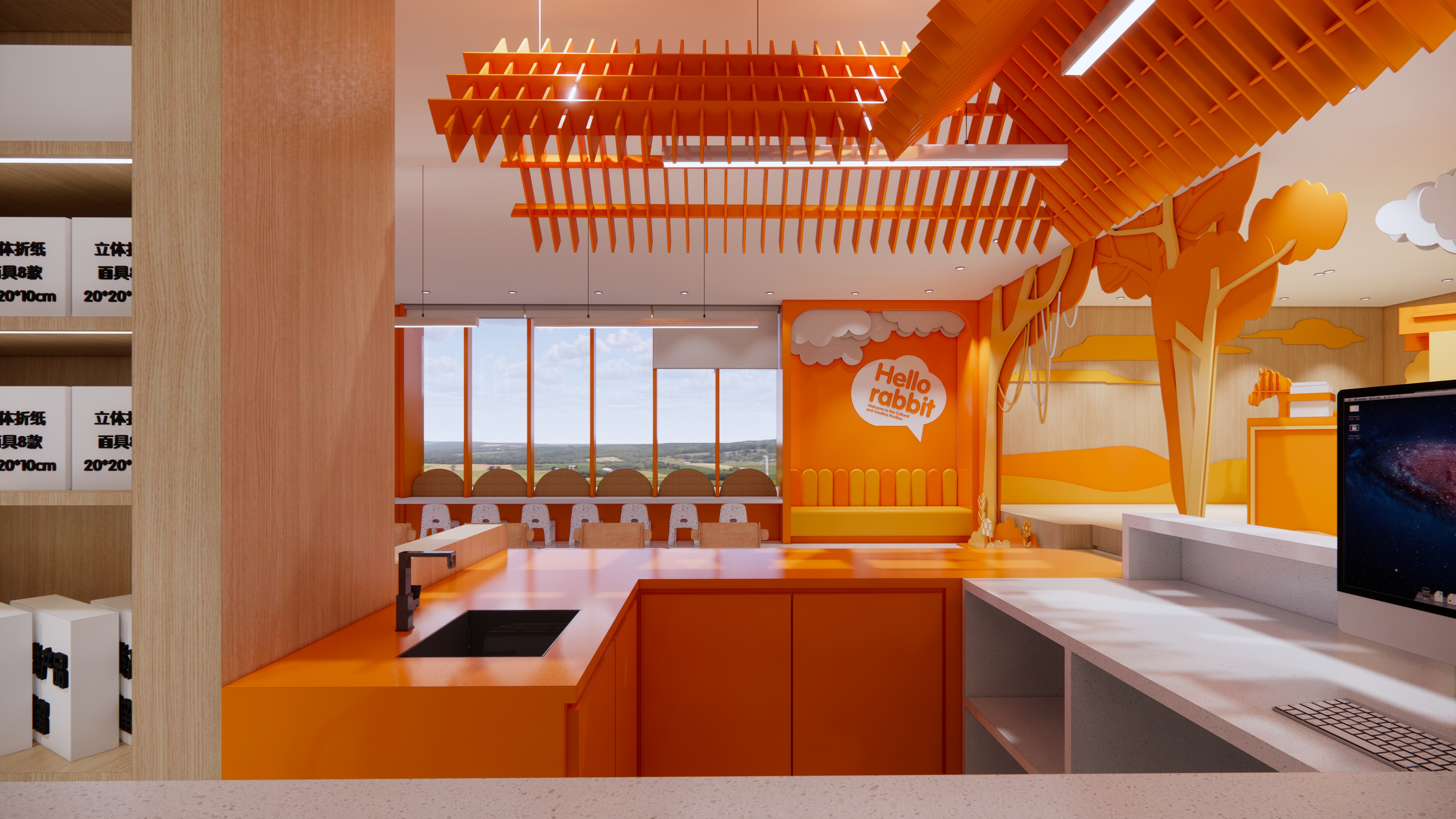 皮影兔主题乐园——纸艺文创屋-10