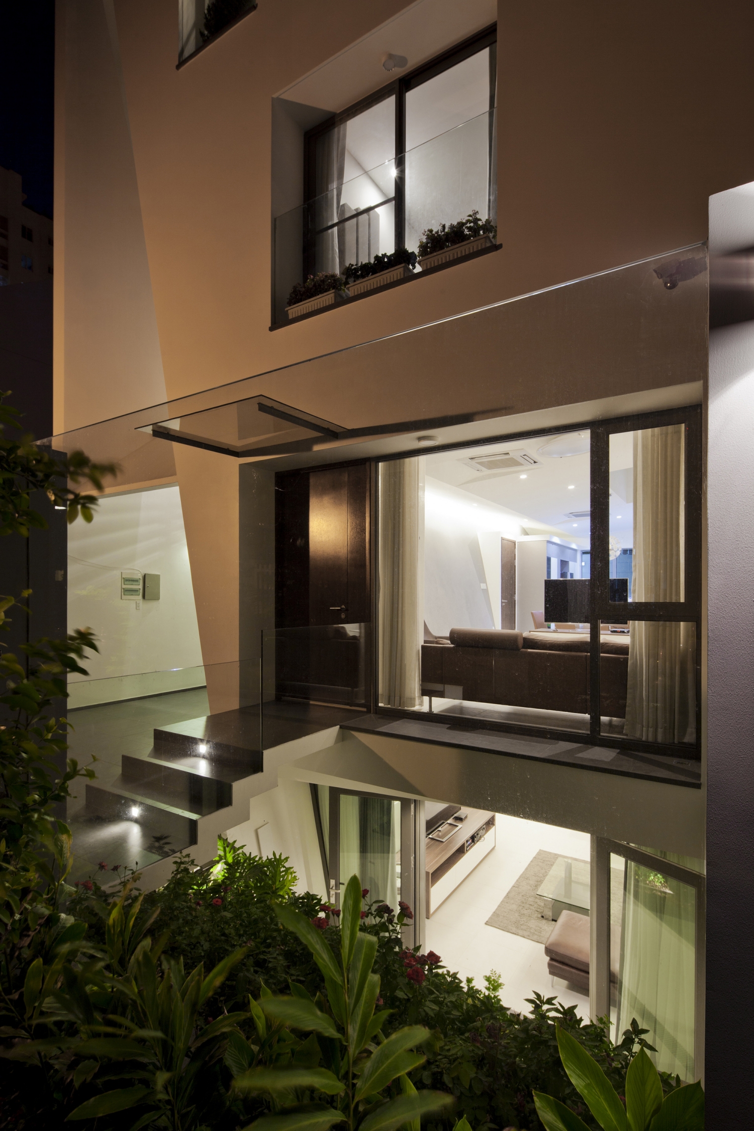 越南胡志明市折墙住宅丨NHA DAN ARCHITECT-23