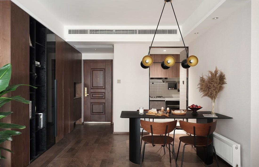 都市独居，孔雀蓝的静谧空间-7