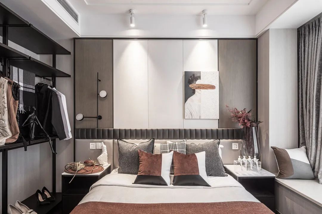 杭州中旅归锦府现代简约样板间 | 家的色彩与都市绿洲-25