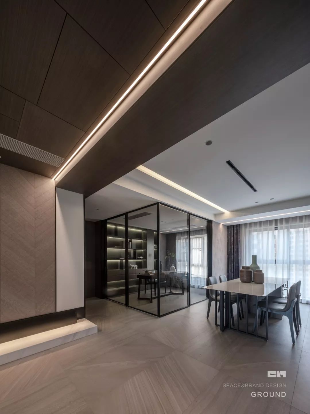 观诺设计 | 碧水豪庭 | 现代简约美学空间-42