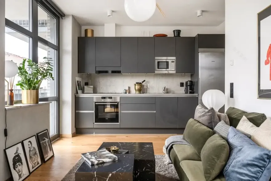 瑞典 33m²精致一居,现代功能之选-6