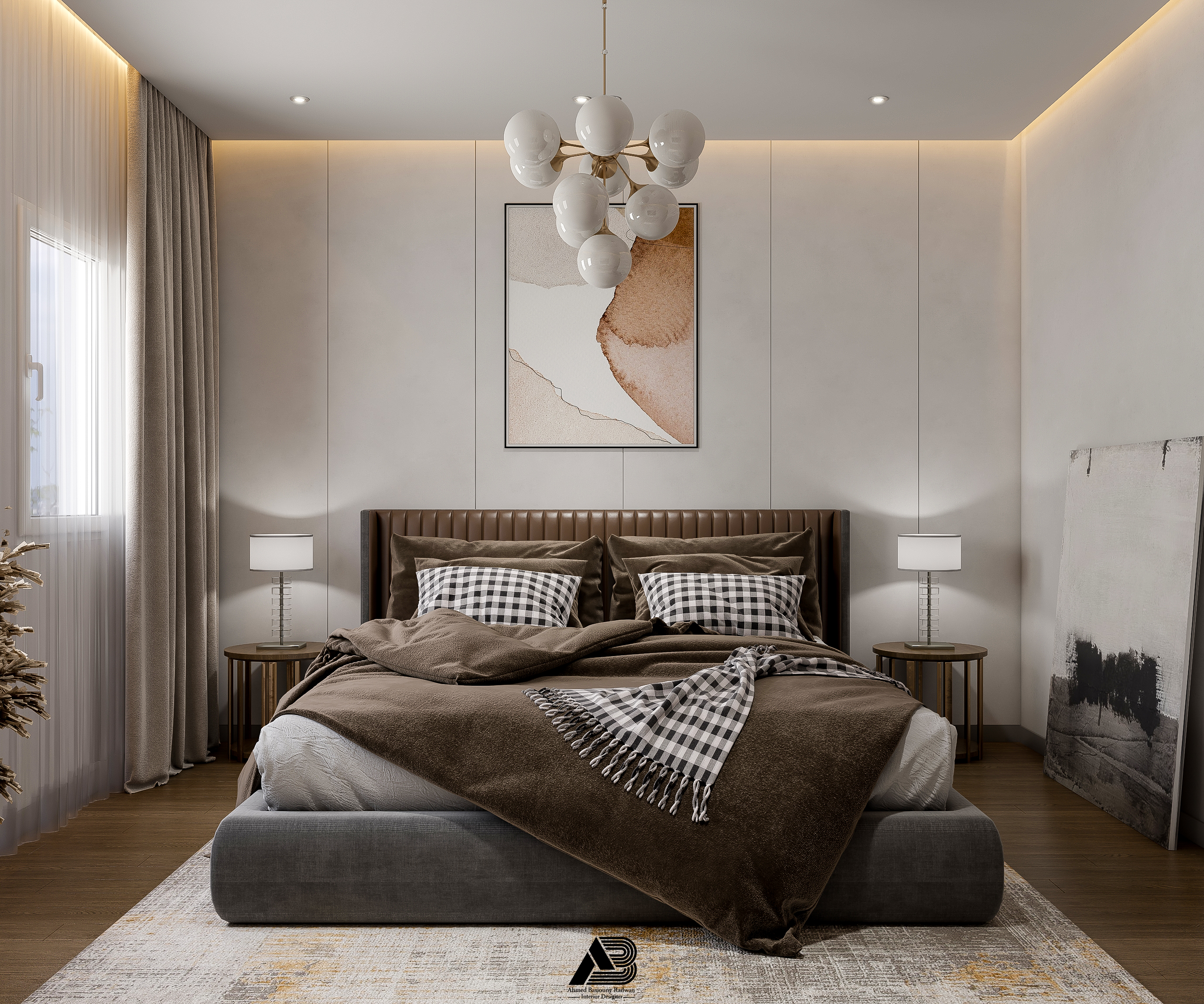 酒店卧室和浴室-5