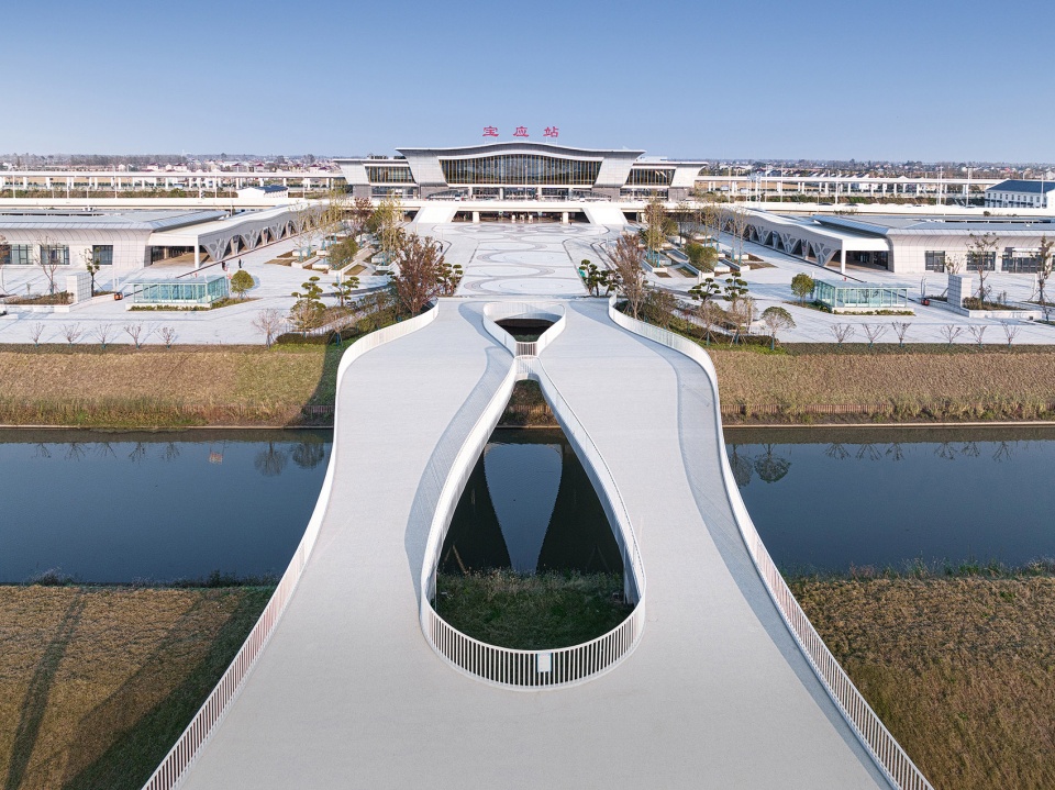 扬州市宝应高铁站人行桥(荷叶桥)丨中国扬州丨南大院张冰土木方工作室-17