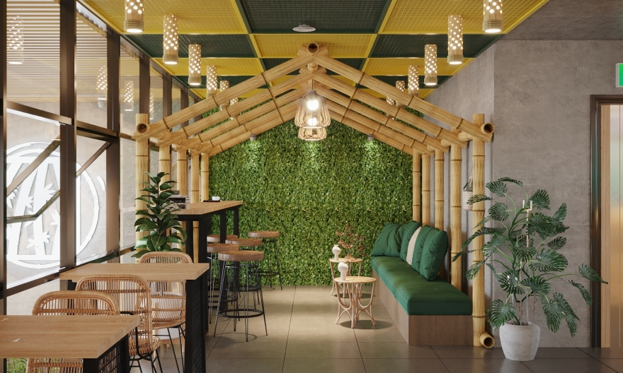 竹子办公室·大厅餐具室-22