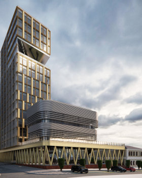 Многофункциональный комплекс по ул. Жукова. Archviz