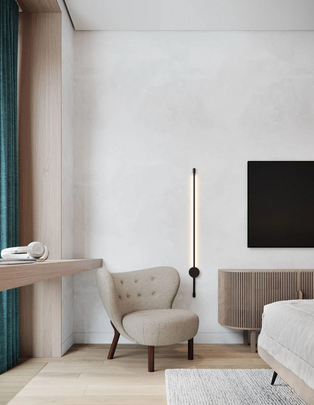 顾念安 88㎡现代素雅家居设计，简约中见精致-33