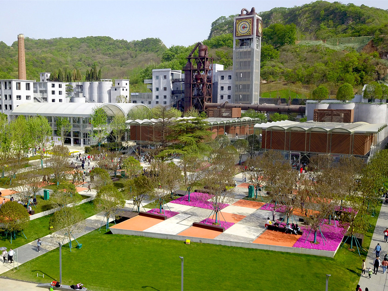 南京第十一届江苏省园艺博览会主展馆区景观丨中国南京丨中国城市建设研究院有限公司无界景观工作室-3