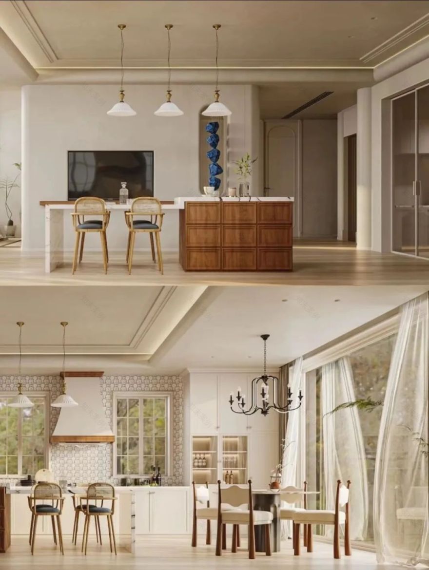 中古法式风怀旧复古美学空间-16