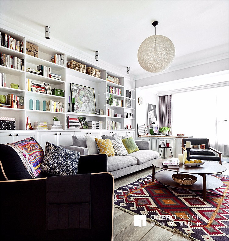 栖居——四居室北欧日式混搭风  壹零空间设计-2