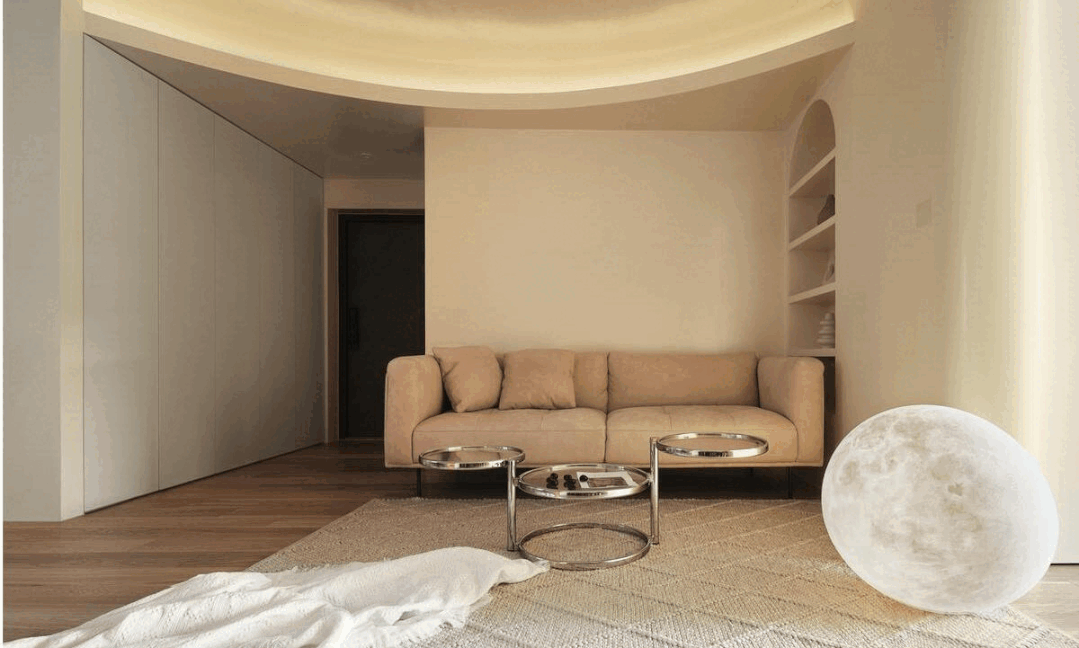 95后婚房奶油原木风设计-1