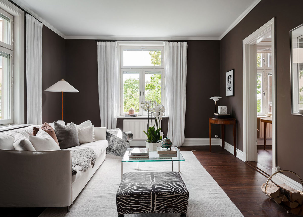 斯德哥尔摩巧克力主题小公寓设计-1