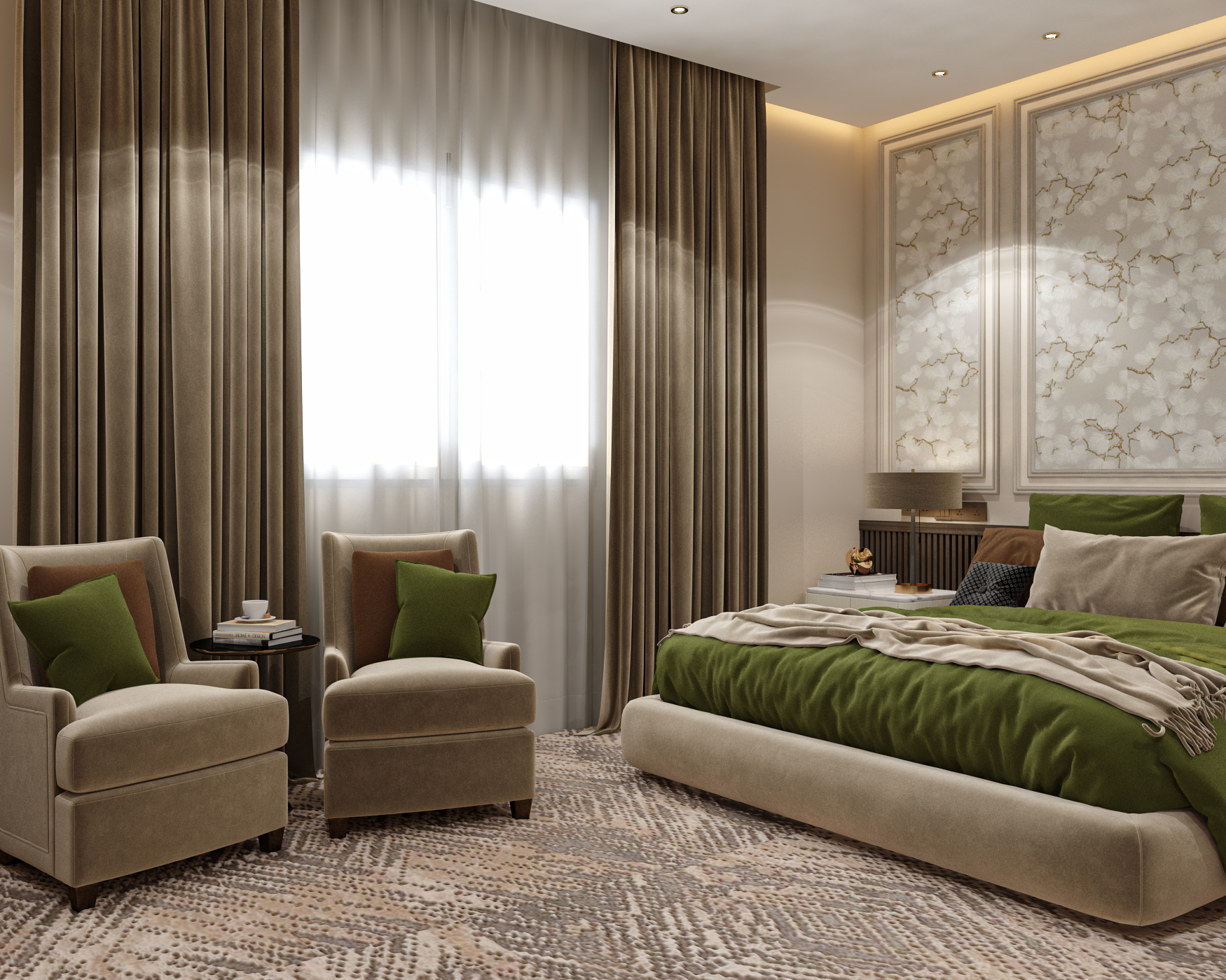 design bed room in hotel-7