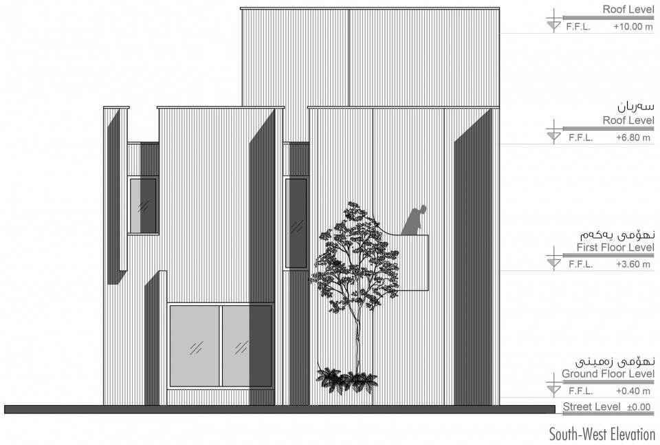 Bakrajo 区独特雕塑式住宅丨ZAKAA Architecture-68