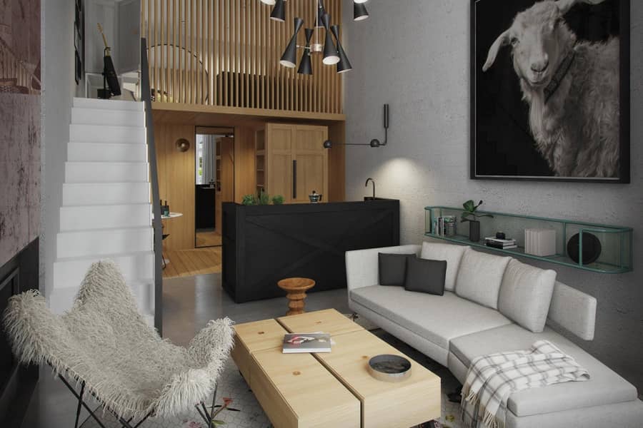 摩登时尚诺丁山年轻情侣公寓丨英国伦敦丨Art Buro工作室-4