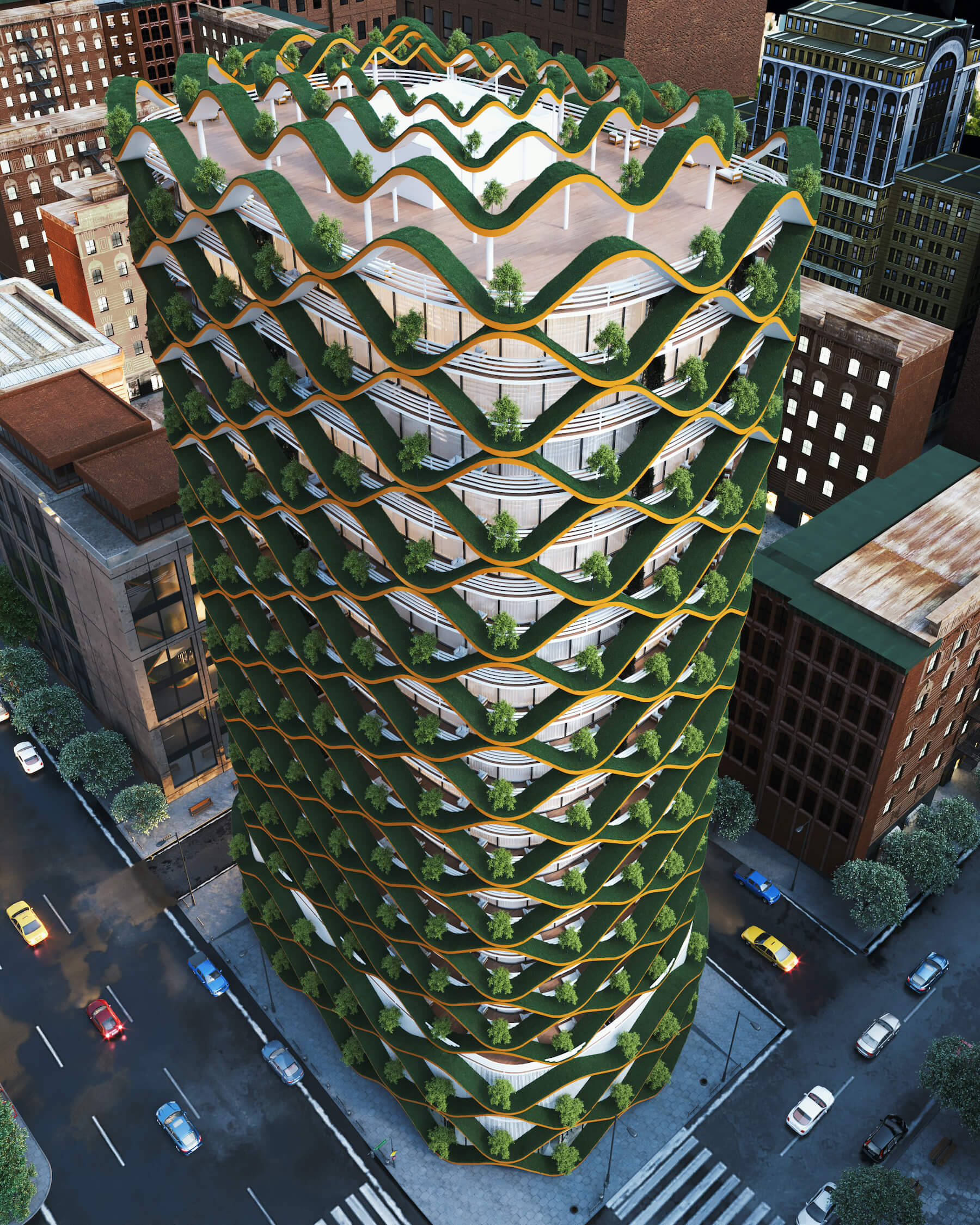 Wave Residential Complex in Mumbai, India by Milad Eshtiyaghi Studio Milad Eshtiyaghi-1