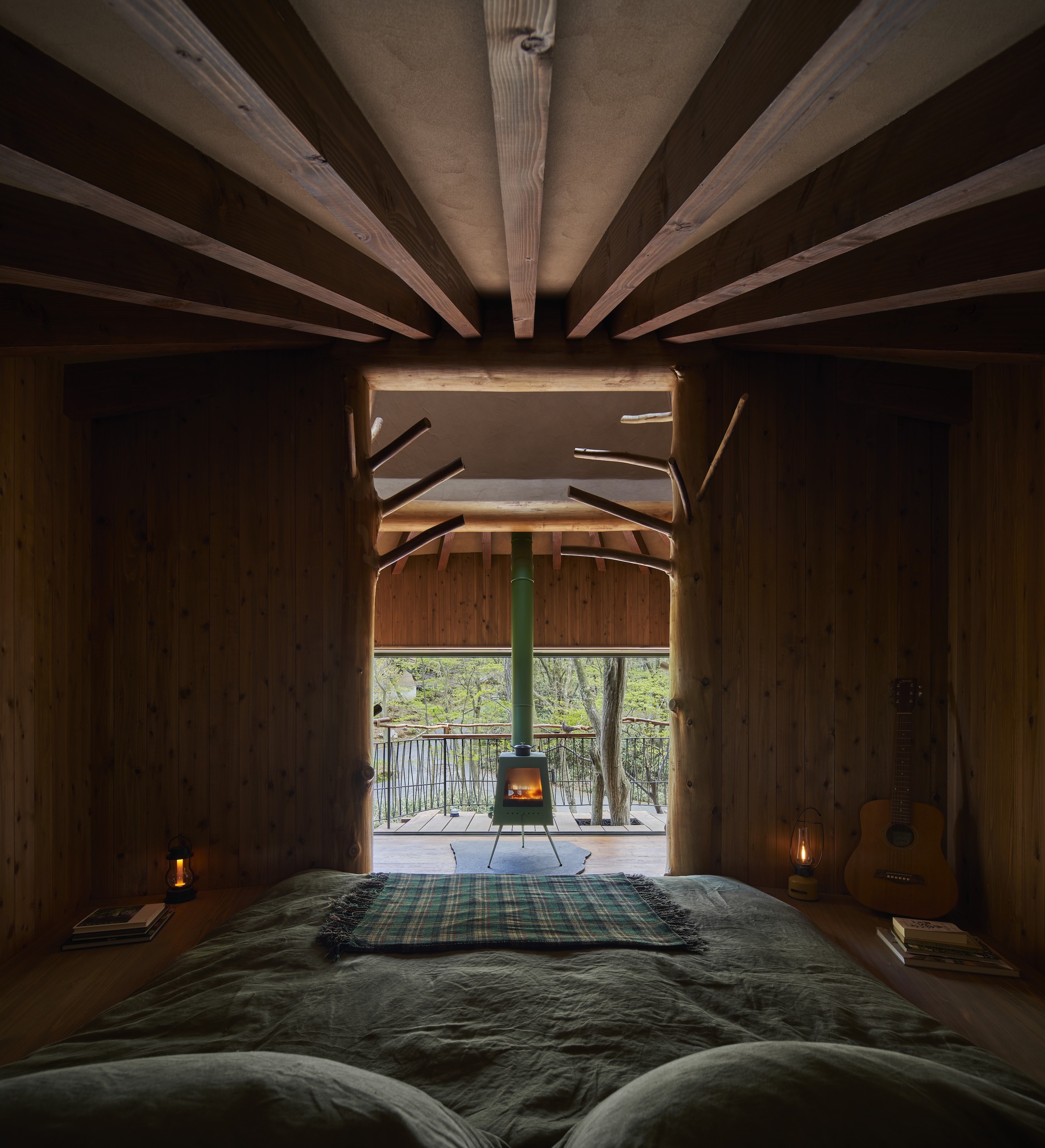 火山上的树屋丨日本丨Hiroshi Nakamura & NAP-15