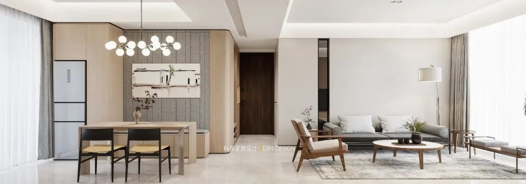 自然光影的诗意栖居——枫叶望海公馆 B 栋 08 户型设计-14