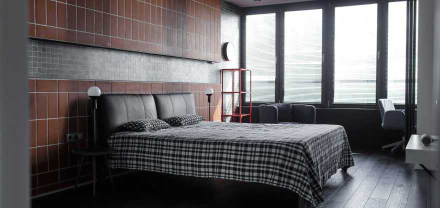 莫斯科 40 层高楼公寓,暗色调诠释城市工业风-7