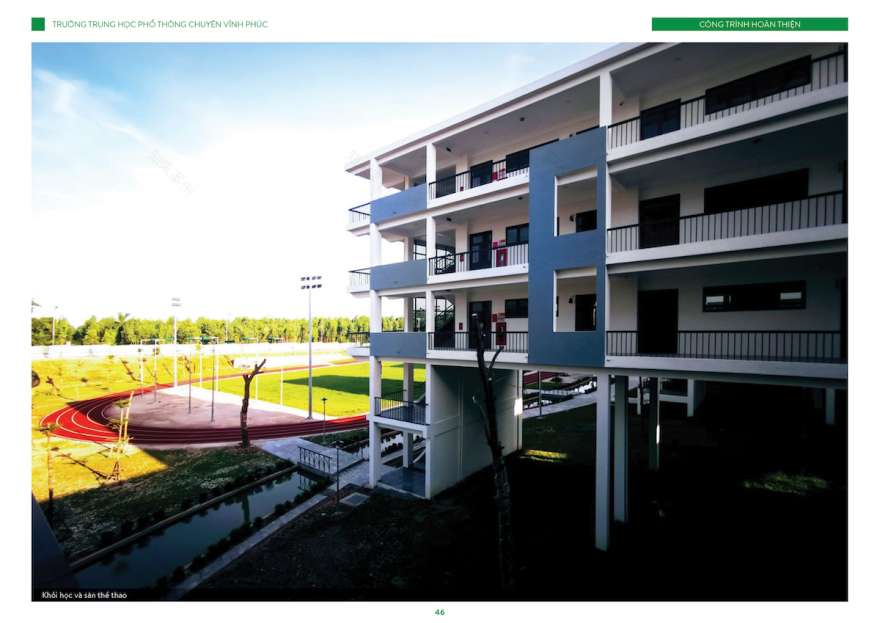 绿色校园设计典范 | 越南 Vinh Phuc 市高级中学-43