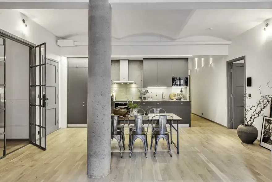 浪漫工业风格 loft 设计-8