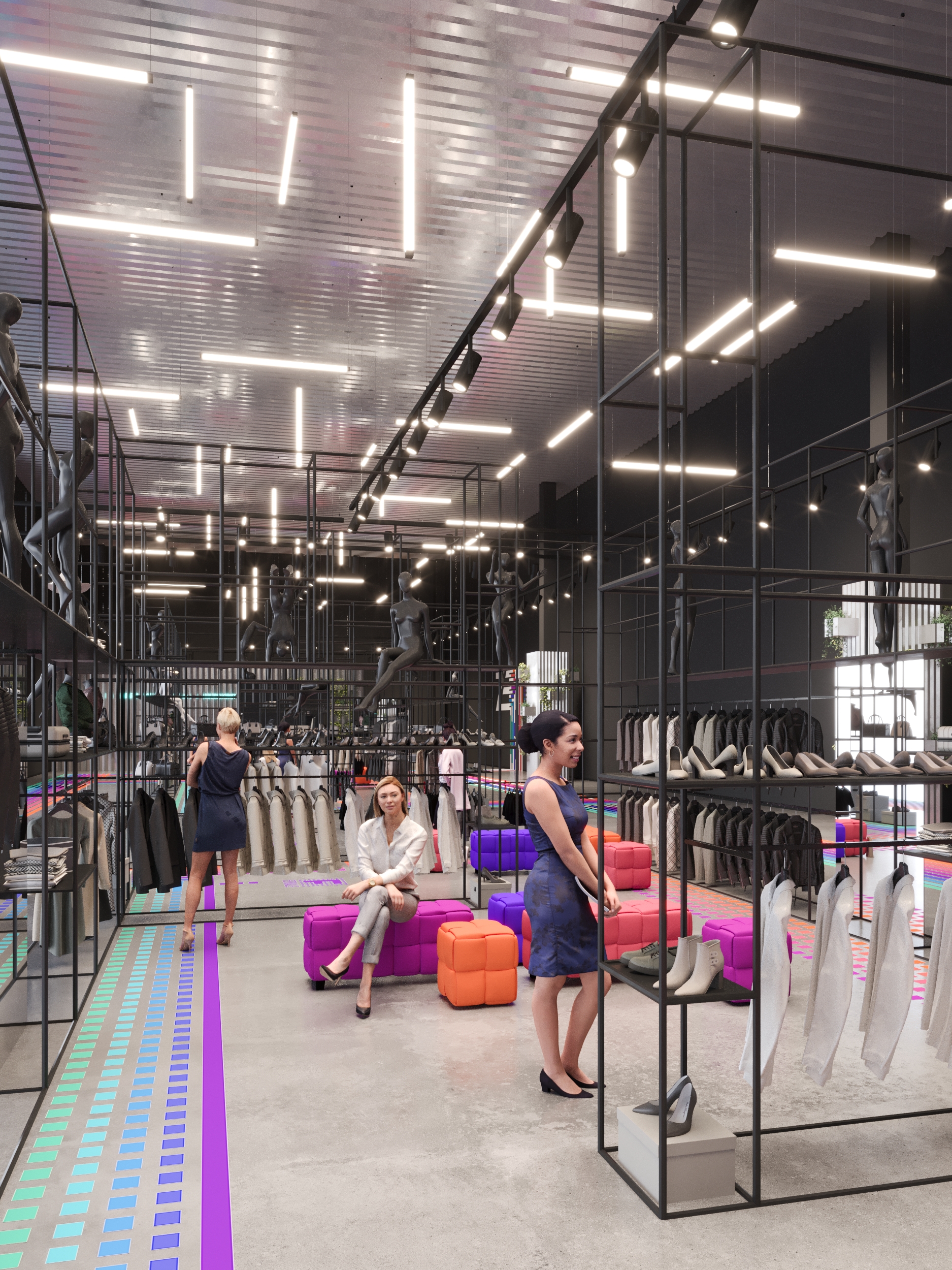 GRAPHIC AND INTERIOR DESIGN CONCEPT FOR SHOPPING MALL-8