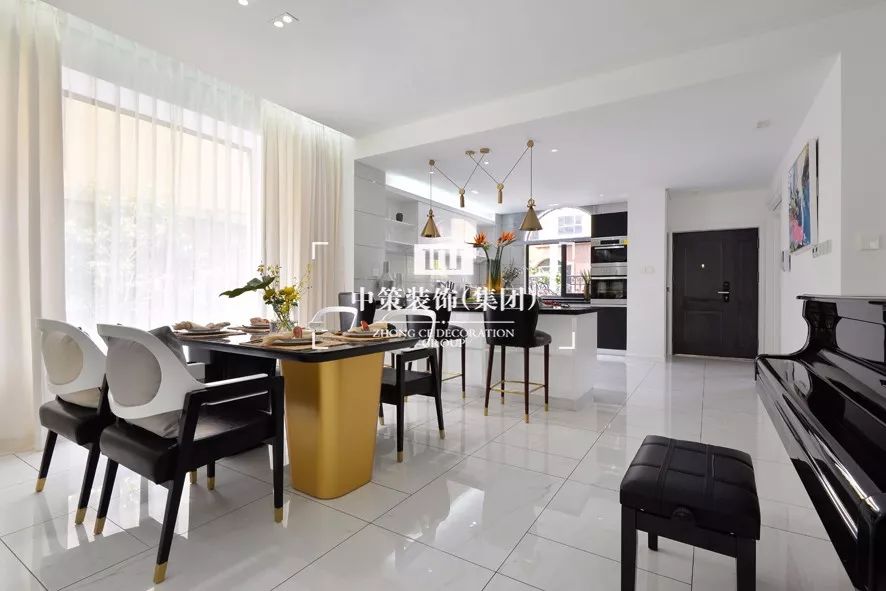 果林湖畔大别墅 | 现代简约风格下的空间重构-55