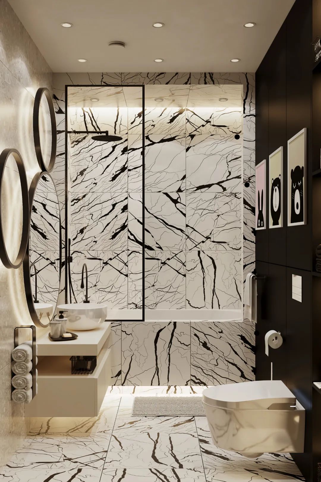 俄罗斯莫斯科 192·4㎡私人豪宅设计丨Julia Design-78