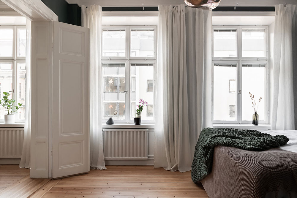 蓝色点缀的温馨斯德哥尔摩公寓-14