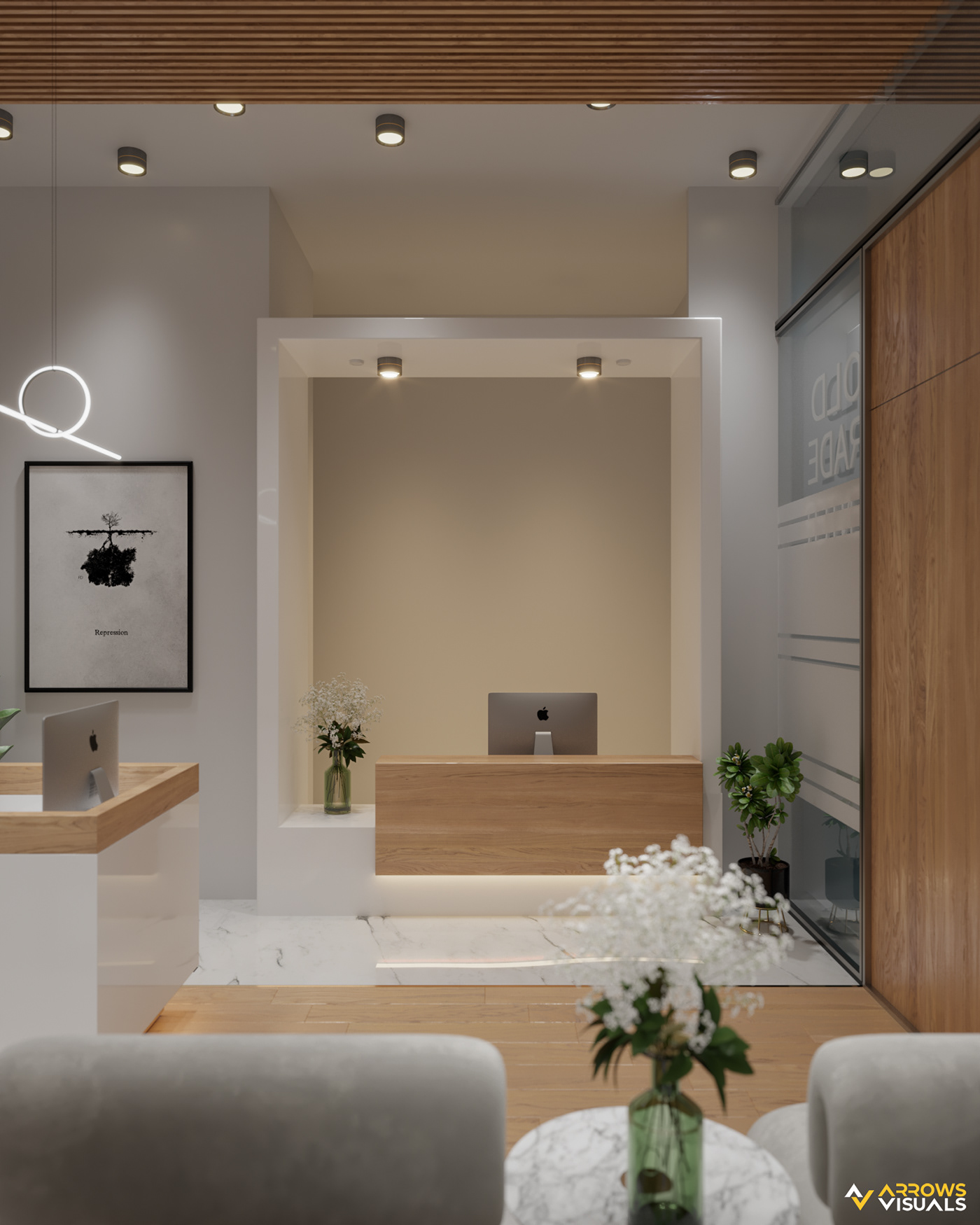 Tiny Company Reception 3D 视觉设计丨苏丹喀土穆丨Duaa Abdelfadil-6