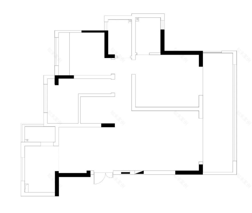 自然禅意,222㎡隆昌西城郡空间设计-3
