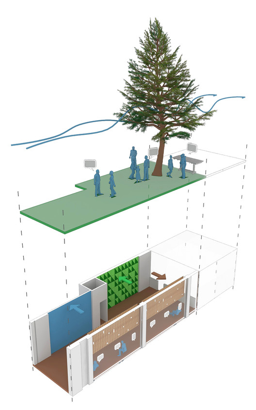趣味工业风素食餐厅设计-40