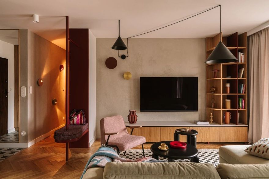 84㎡,两个人住的家,靠配色逆袭!-7