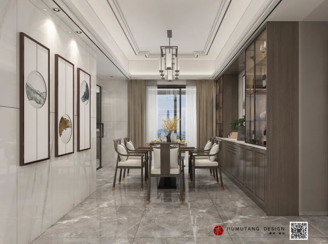 金域澜岸二期新中式设计丨中国潮州丨潮州市玖木堂装饰设计有限公司-18