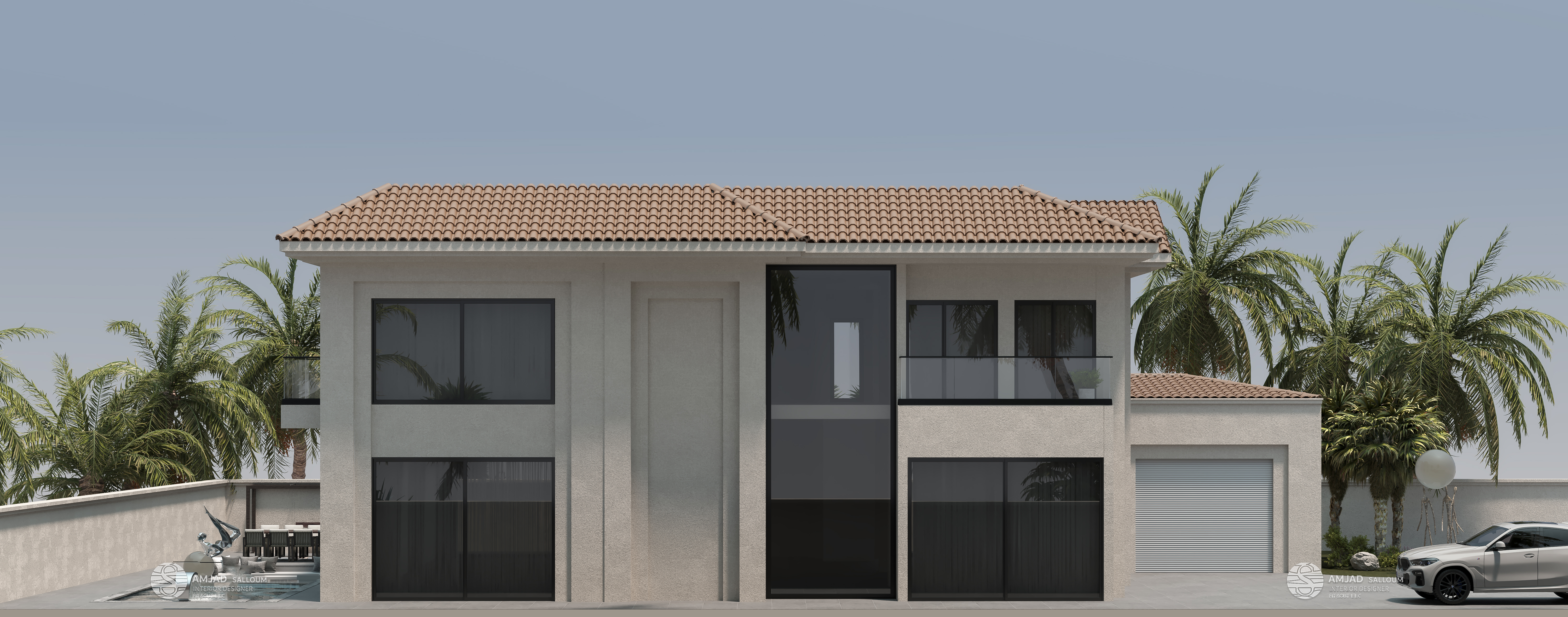 JUMEIRAH GOLF STATE 私人别墅室内设计丨阿联酋迪拜丨Amjad Salloum 室内设计工作室-12