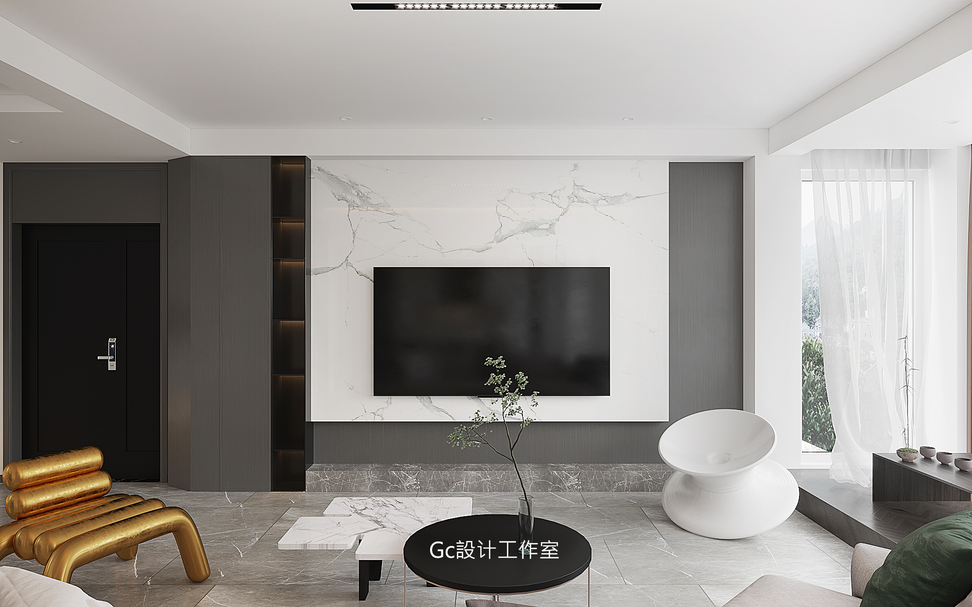 白色恋人 | 简约北欧风打造温馨爱巢-4