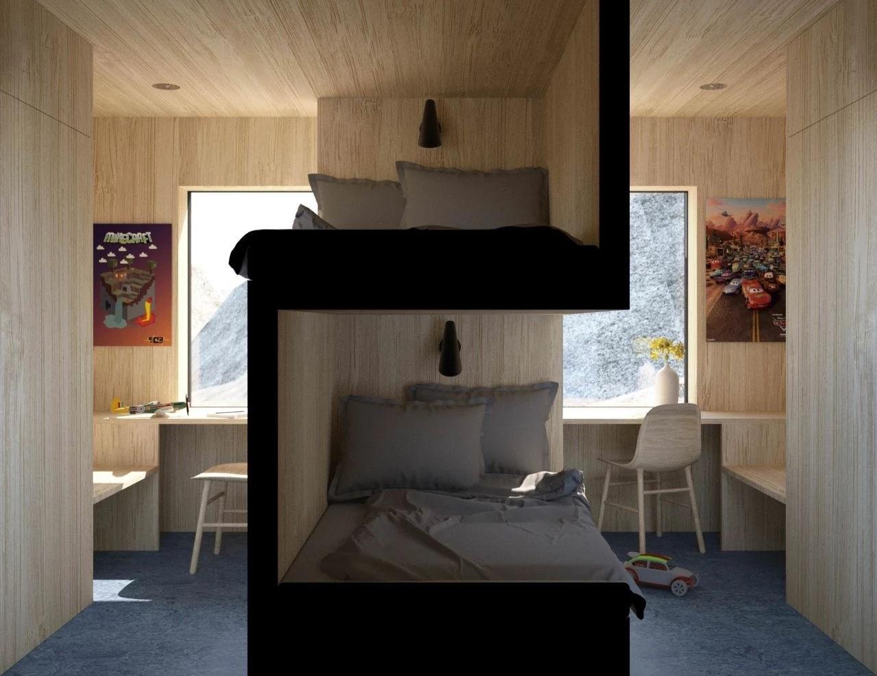 馥阁设计家有二宝,换二套房也只有73㎡,够住吗？丨中国台湾-71