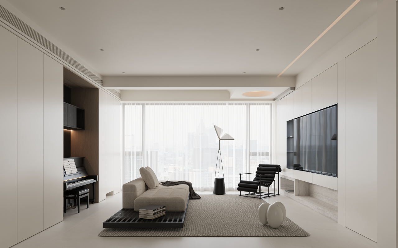 Crema 纯净 · 治愈丨H J SPACE DESING(逅界空间设计)-4