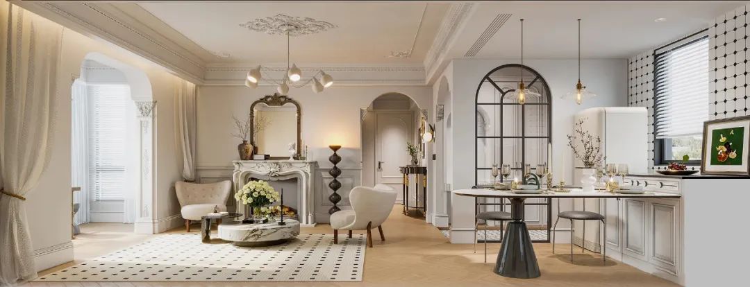 法式轻奢医疗美容空间设计丨中国香港丨香港大禾装饰-0