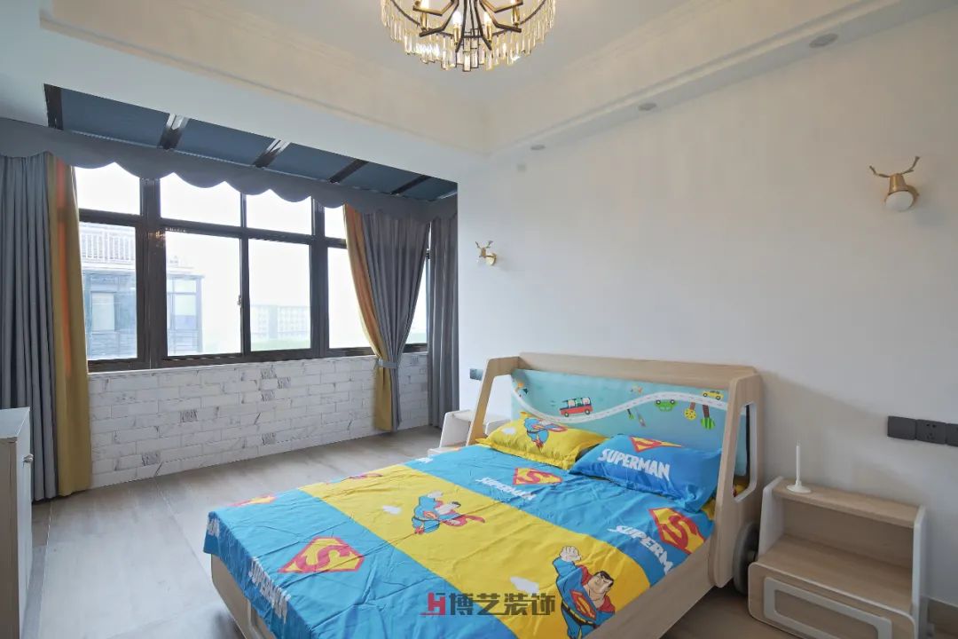 嘉兴洪合自建房 | 美式混搭风演绎奶咖中性色空间-29