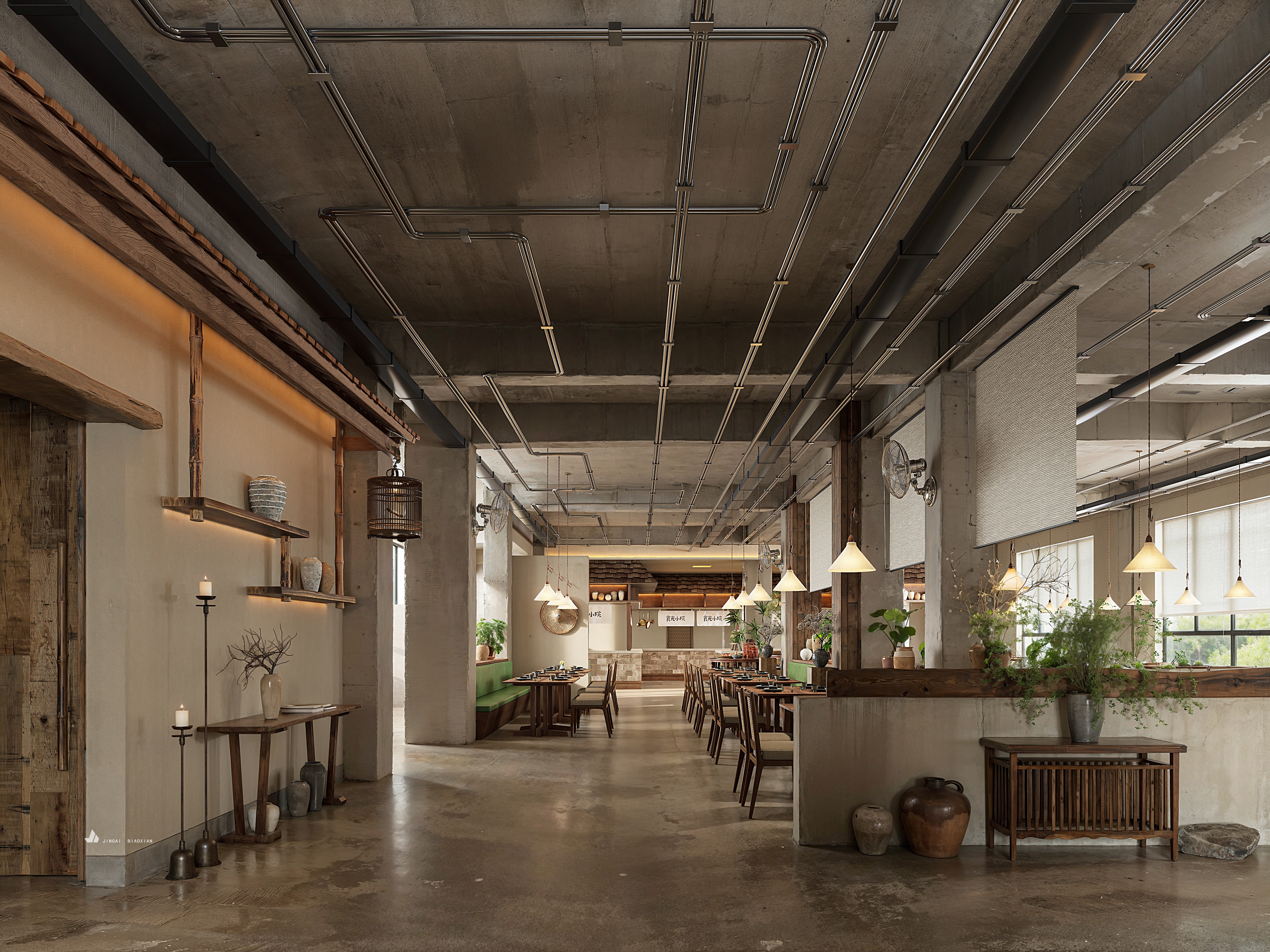 苏伊士运河绘制食堂-3