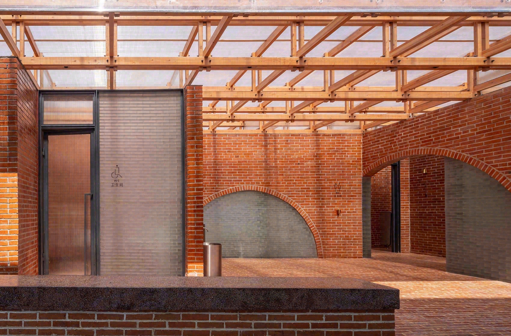 留坝老街红砖公厕丨中国汉中丨尌林建筑设计事务所-77