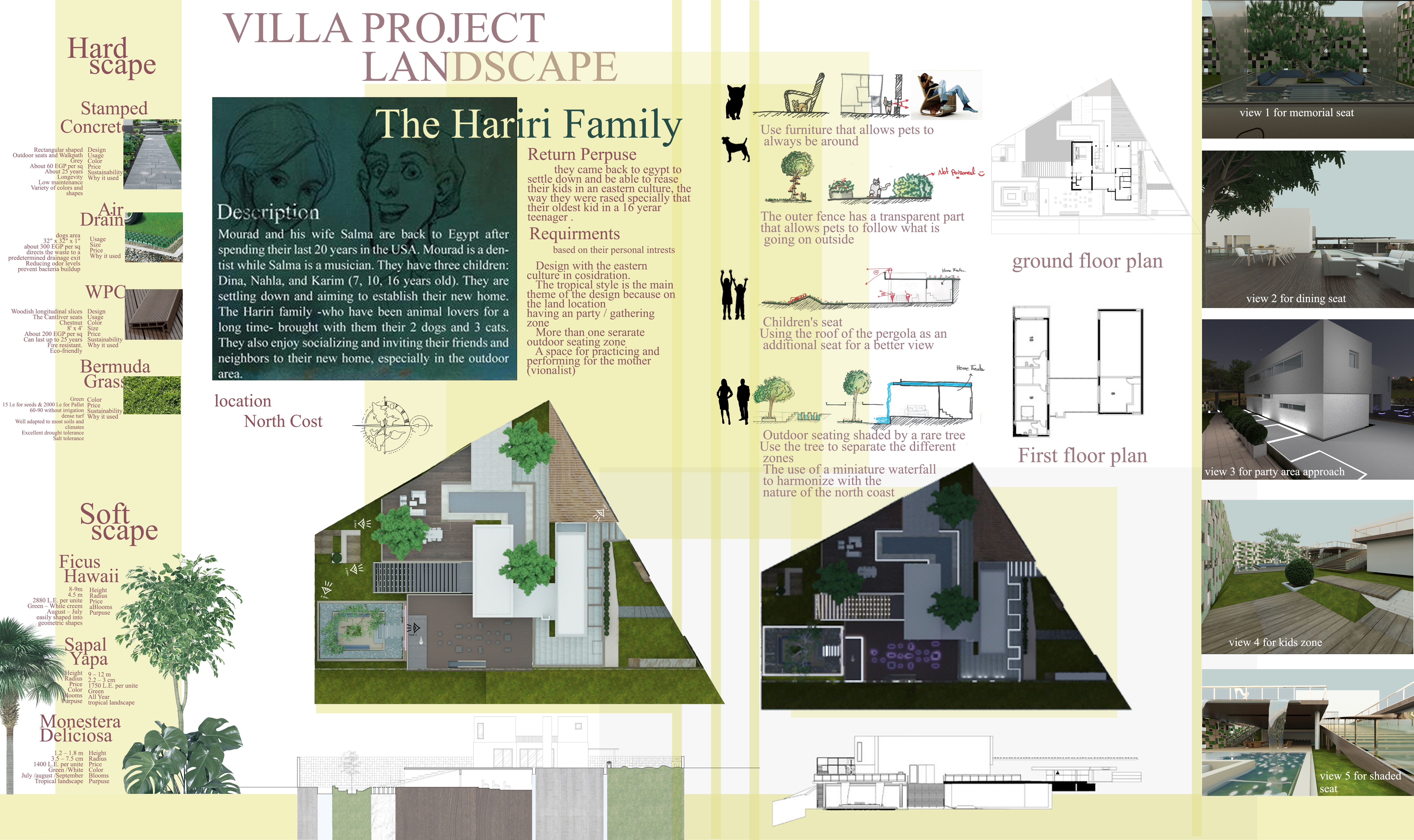 别墅项目景观丨埃及亚历山大丨亚历山大大学建筑系-14
